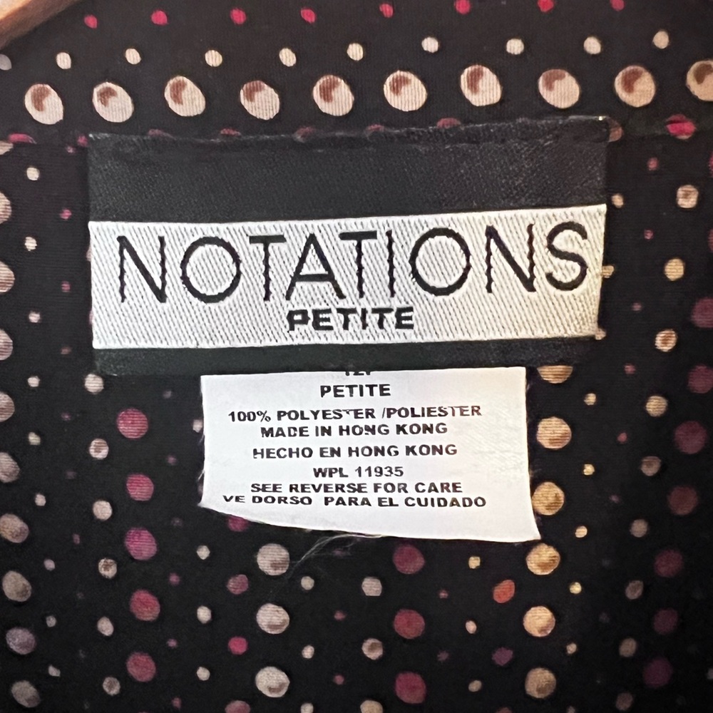 Lovely Vintage Notations Button Down - image 3